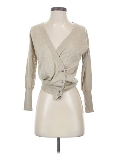Pre-owned Unbranded Cardigan Sweater In Tan