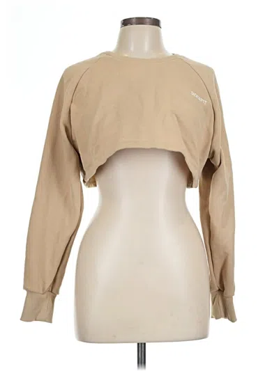 Pre-owned Unbranded Cardigan Sweater In Tan