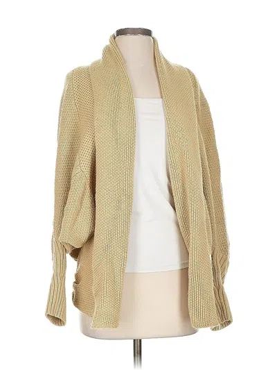 Pre-owned Unbranded Cardigan Sweater In Tan