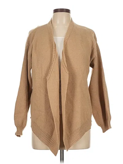 Pre-owned Unbranded Cardigan Sweater In Tan