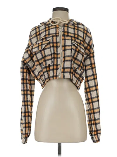 Pre-owned Unbranded Cardigan Sweater In Tan