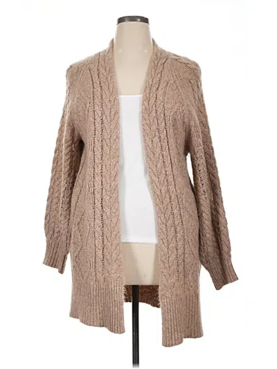 Pre-owned Unbranded Cardigan Sweater In Tan