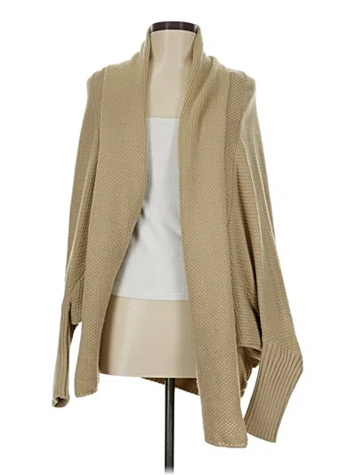 Pre-owned Unbranded Cardigan Sweater In Tan