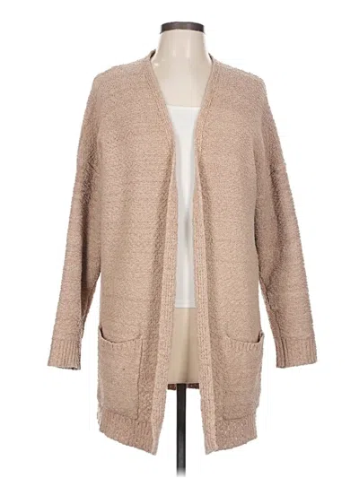Pre-owned Unbranded Cardigan Sweater In Tan