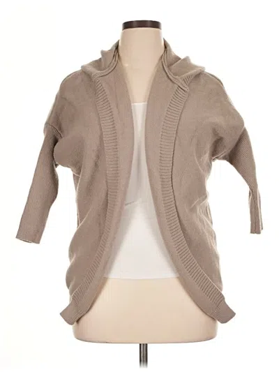 Pre-owned Unbranded Cardigan Sweater In Tan