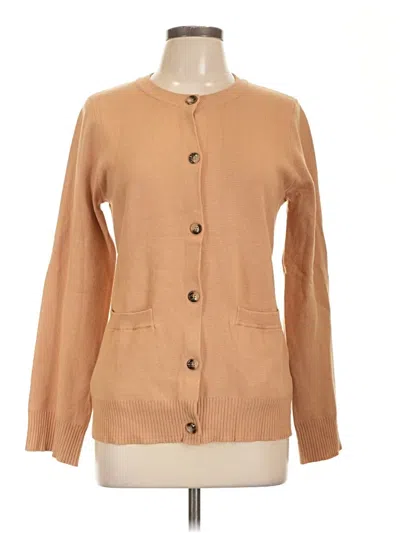 Pre-owned Unbranded Cardigan Sweater In Tan