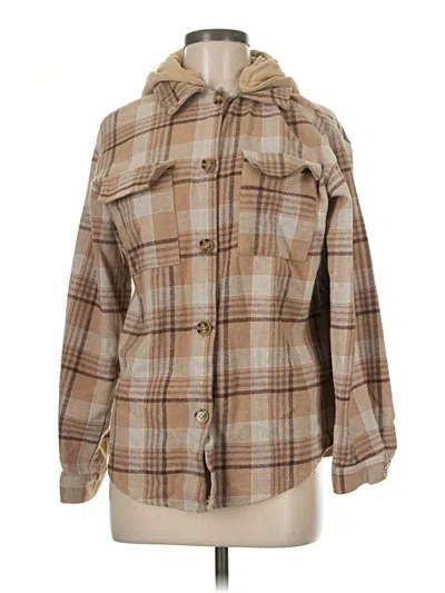 Pre-owned Unbranded Cardigan Sweater In Tan