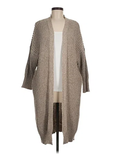 Pre-owned Unbranded Cardigan Sweater In Tan