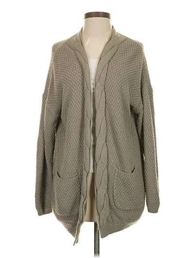 Pre-owned Unbranded Cardigan Sweater In Tan