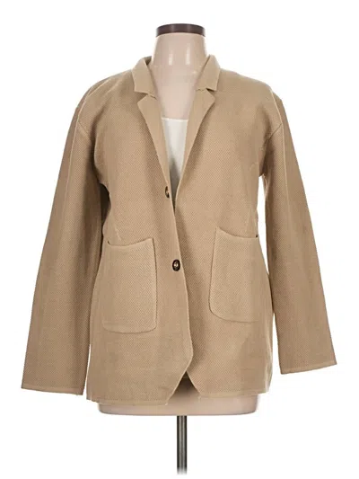Pre-owned Unbranded Cardigan Sweater In Tan