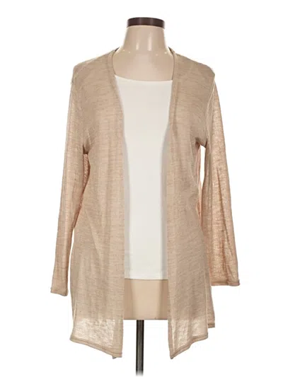 Pre-owned Unbranded Cardigan Sweater In Tan