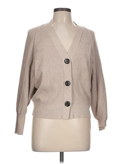 Pre-owned Unbranded Cardigan Sweater In Tan