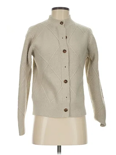 Pre-owned Unbranded Cardigan Sweater In Tan