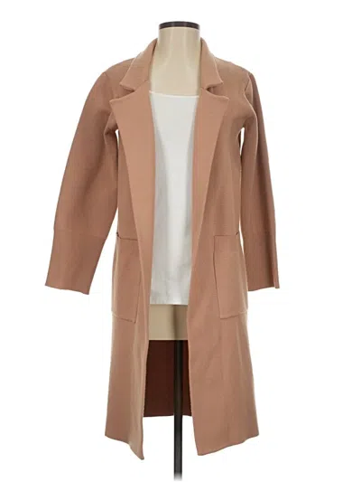 Pre-owned Unbranded Cardigan Sweater In Tan