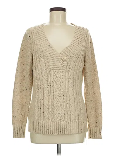 Pre-owned Unbranded Cardigan Sweater In Tan