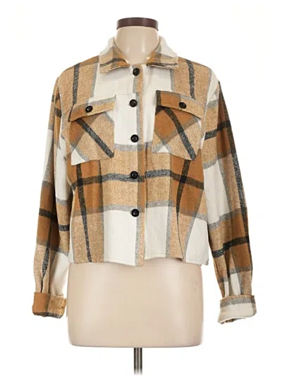 Pre-owned Unbranded Cardigan Sweater In Tan