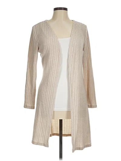 Pre-owned Unbranded Cardigan Sweater In Tan