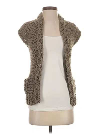 Pre-owned Unbranded Cardigan Sweater In Tan