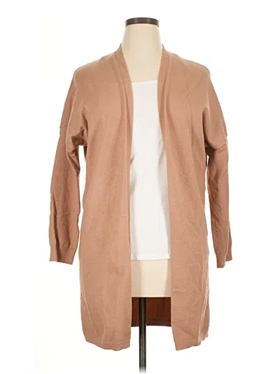 Pre-owned Unbranded Cardigan Sweater In Tan