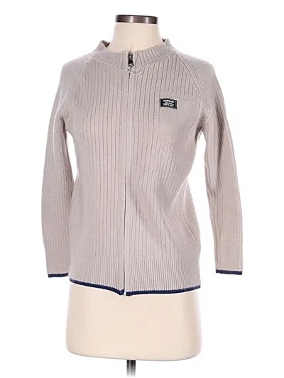 Pre-owned Unbranded Cardigan Sweater In Tan