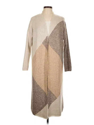 Pre-owned Unbranded Cardigan Sweater In Tan