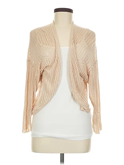 Pre-owned Unbranded Cardigan Sweater In Tan