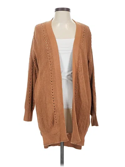 Pre-owned Unbranded Cardigan Sweater In Tan