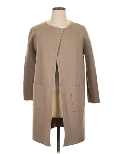 Pre-owned Unbranded Cardigan Sweater In Tan