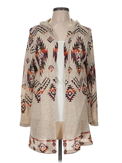 Pre-owned Unbranded Cardigan Sweater In Tan