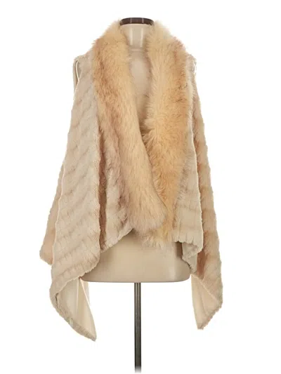 Pre-owned Unbranded Cardigan Sweater In Tan