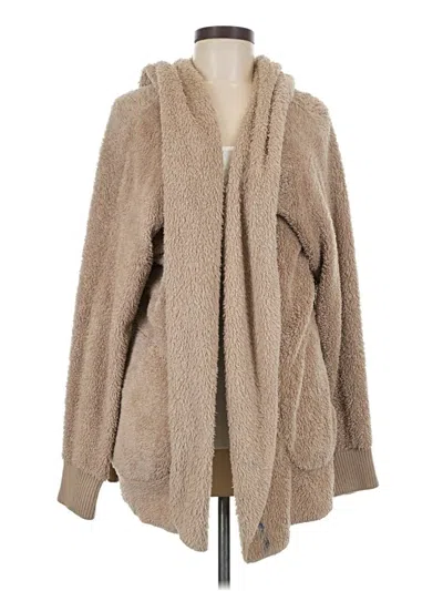 Pre-owned Unbranded Cardigan Sweater In Tan