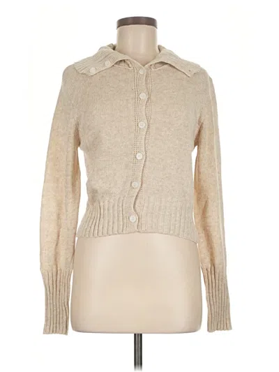 Pre-owned Unbranded Cardigan Sweater In Tan