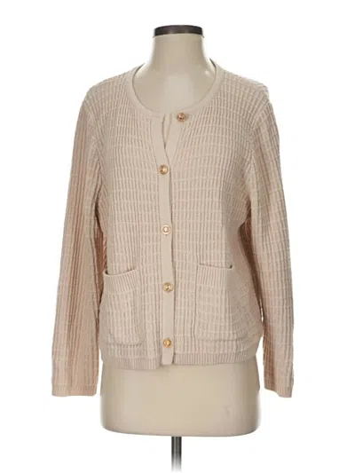 Pre-owned Unbranded Cardigan Sweater In Tan