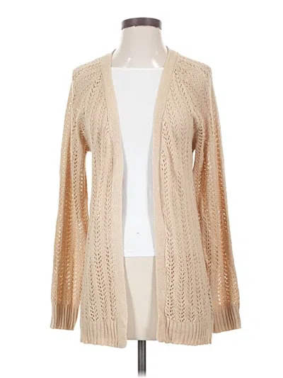Pre-owned Unbranded Cardigan Sweater In Tan