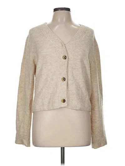 Pre-owned Unbranded Cardigan Sweater In Tan