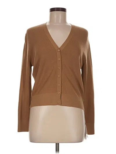 Pre-owned Unbranded Cardigan Sweater In Tan