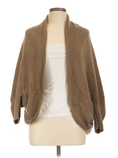 Pre-owned Unbranded Cardigan Sweater In Tan