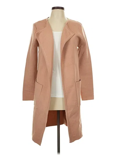 Pre-owned Unbranded Cardigan Sweater In Tan