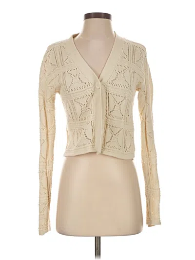 Pre-owned Unbranded Cardigan Sweater In Tan