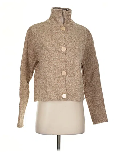 Pre-owned Unbranded Cardigan Sweater In Tan