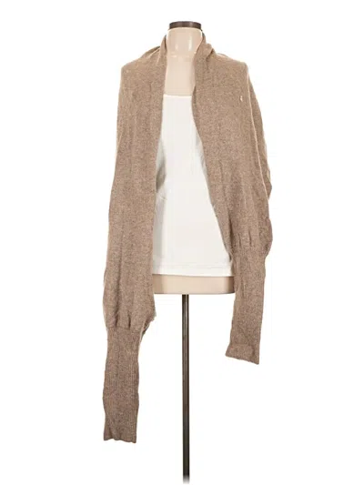 Pre-owned Unbranded Cardigan Sweater In Tan