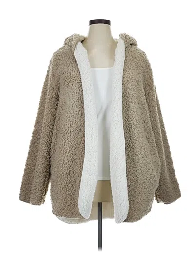 Pre-owned Unbranded Cardigan Sweater In Tan