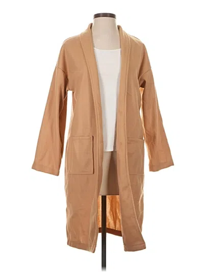 Pre-owned Unbranded Cardigan Sweater In Tan