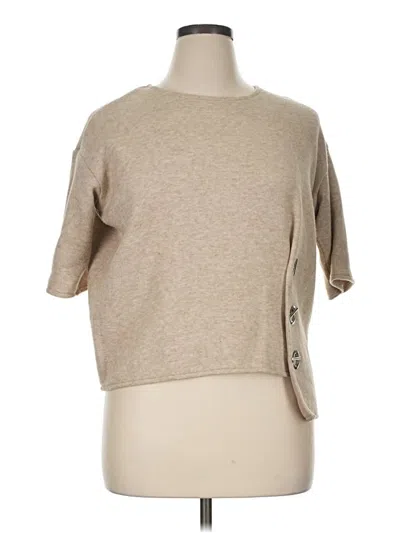 Pre-owned Unbranded Cardigan Sweater In Tan