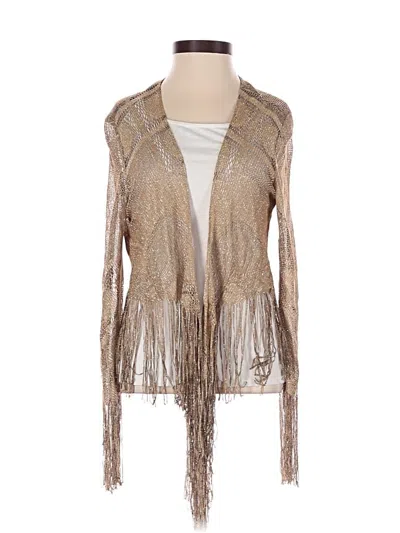 Pre-owned Unbranded Cardigan Sweater In Tan