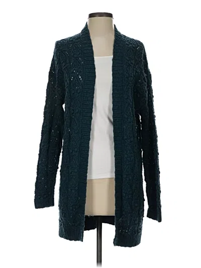 Pre-owned Unbranded Cardigan Sweater In Teal