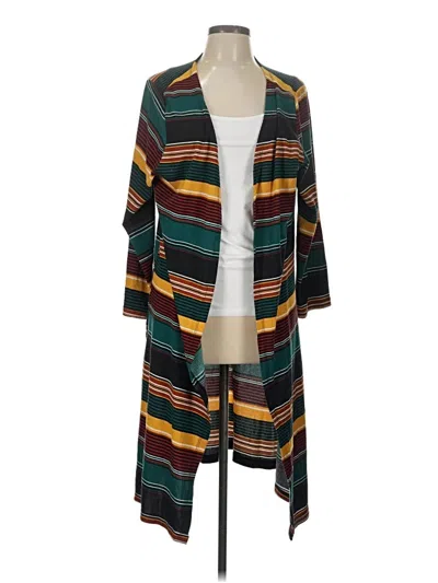 Pre-owned Unbranded Cardigan Sweater In Teal