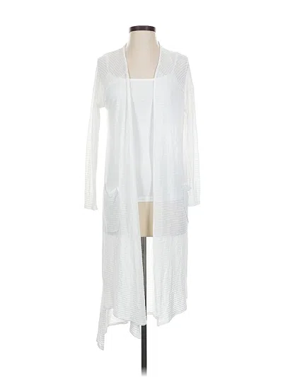 Pre-owned Unbranded Cardigan Sweater In White