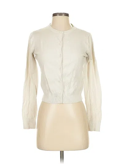 Pre-owned Unbranded Cardigan Sweater In White