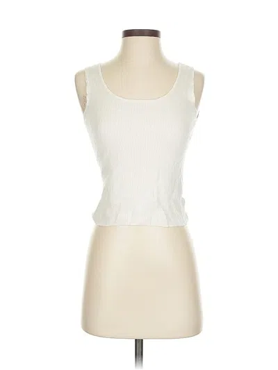 Pre-owned Unbranded Cardigan Sweater In White